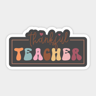 Thankful teacher Sticker